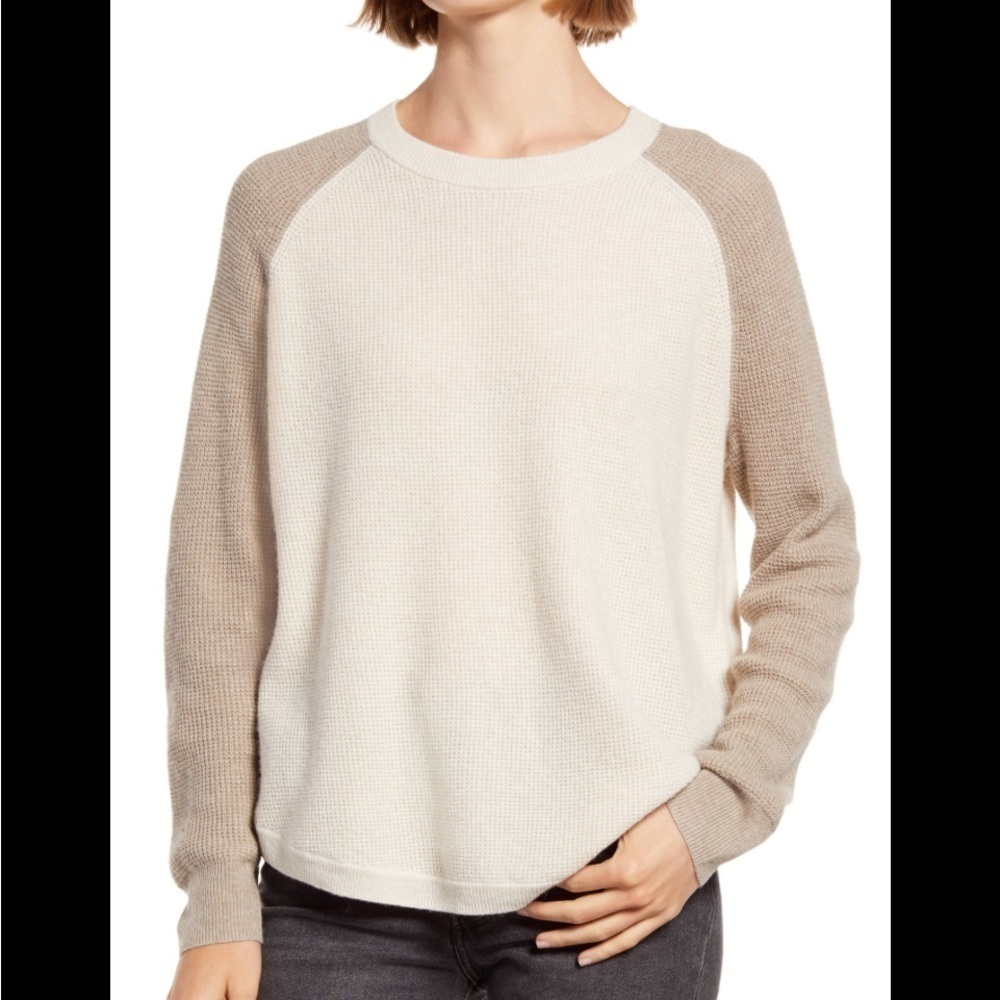 Madewell Jane Waffle Stitch Sweater